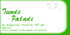 tunde paladi business card